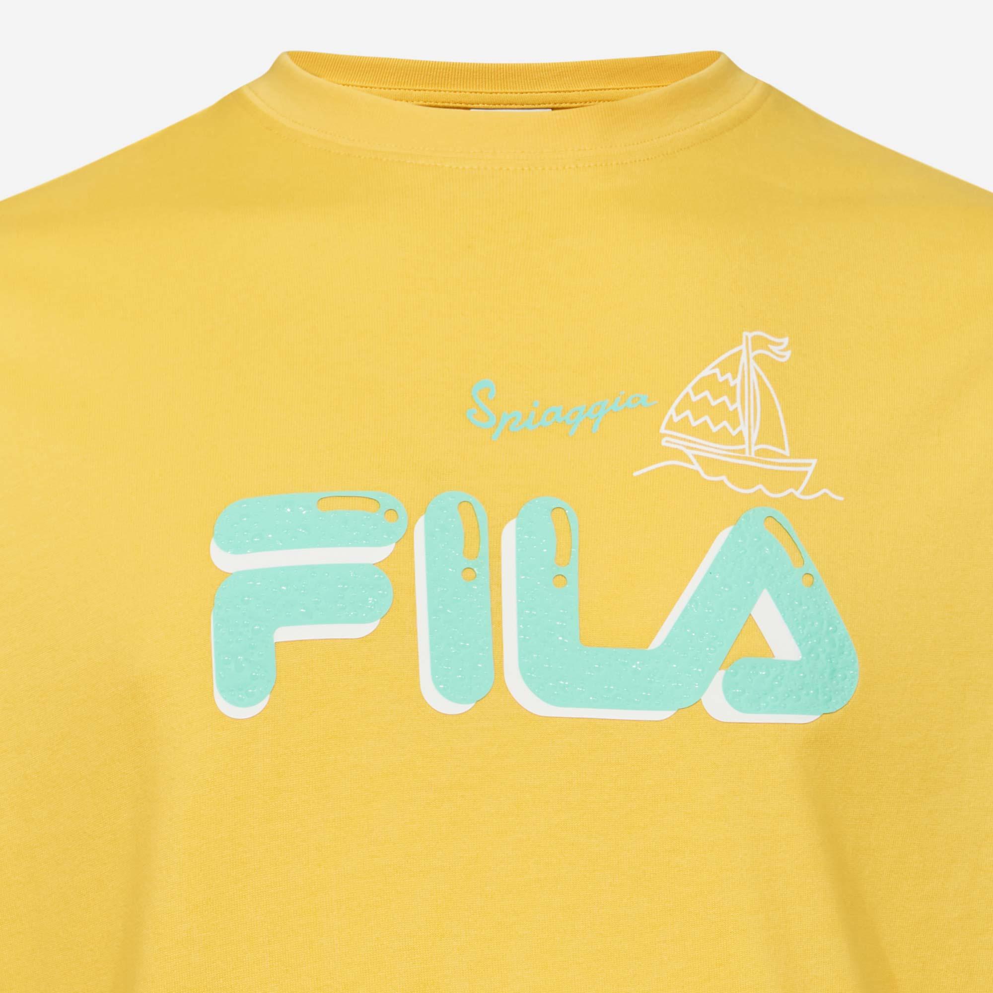 Áo thun tay ngắn thời trang unisex Fila - FW2RSF2079X-CYE