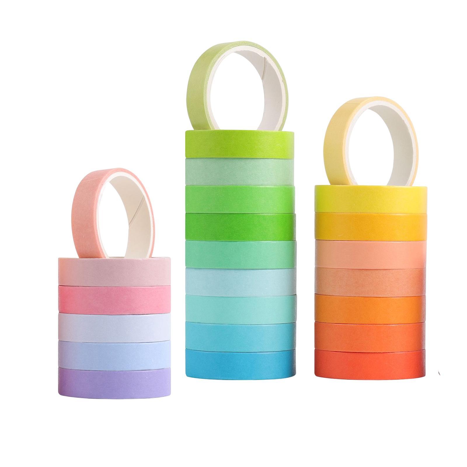 2M Washi Tape Set Paper Masking Washi Tapes for Card Making Gift Wrapping