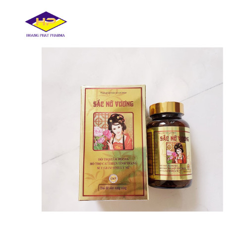 Sắc Nữ Vương - Đẹp da, cải thiện tình trạng suy giảm sinh lý nữ