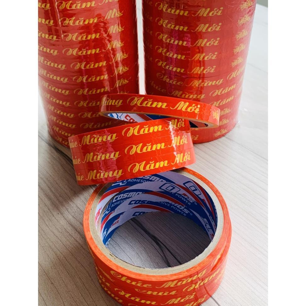 Băng keo in Chúc Mừng Năm Mới màu đỏ
