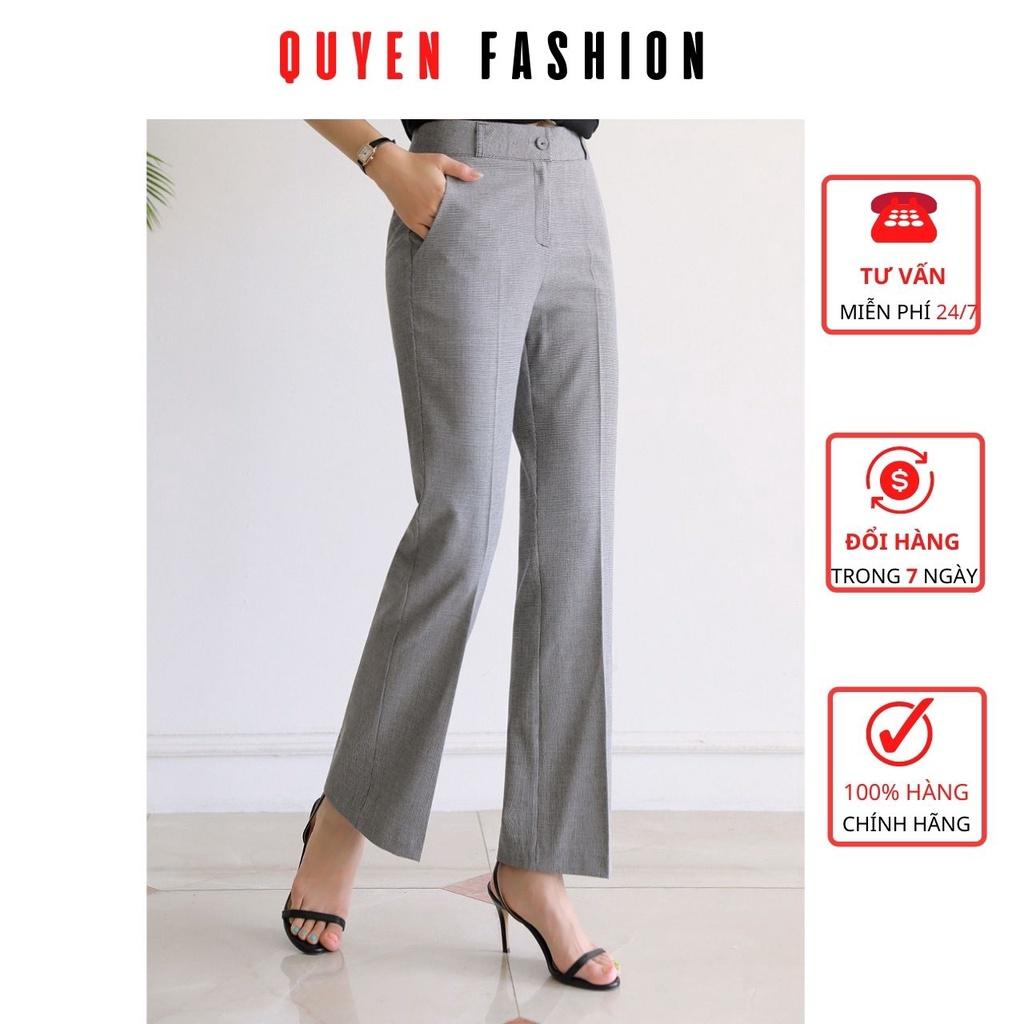 Quần Âu Công Sở Nữ Thời Trang Quyên Fashion, Dáng Đứng, Thanh Lịch, Trẻ Trung QQM128