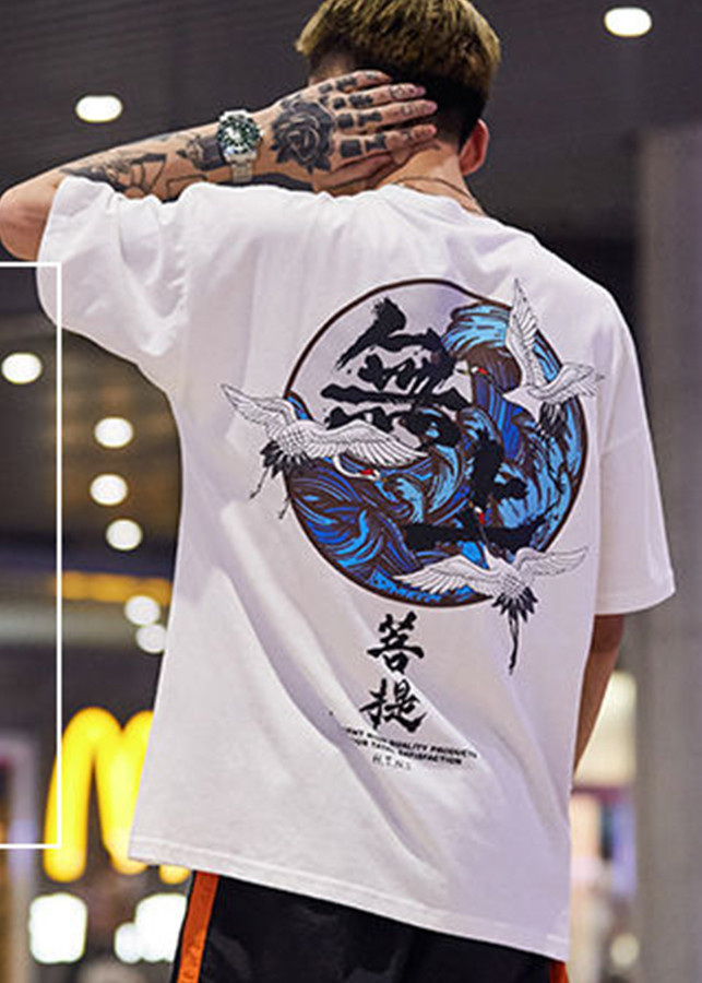 Áo Thun Nam Tay Lỡ Chim Japan Unisex TU100