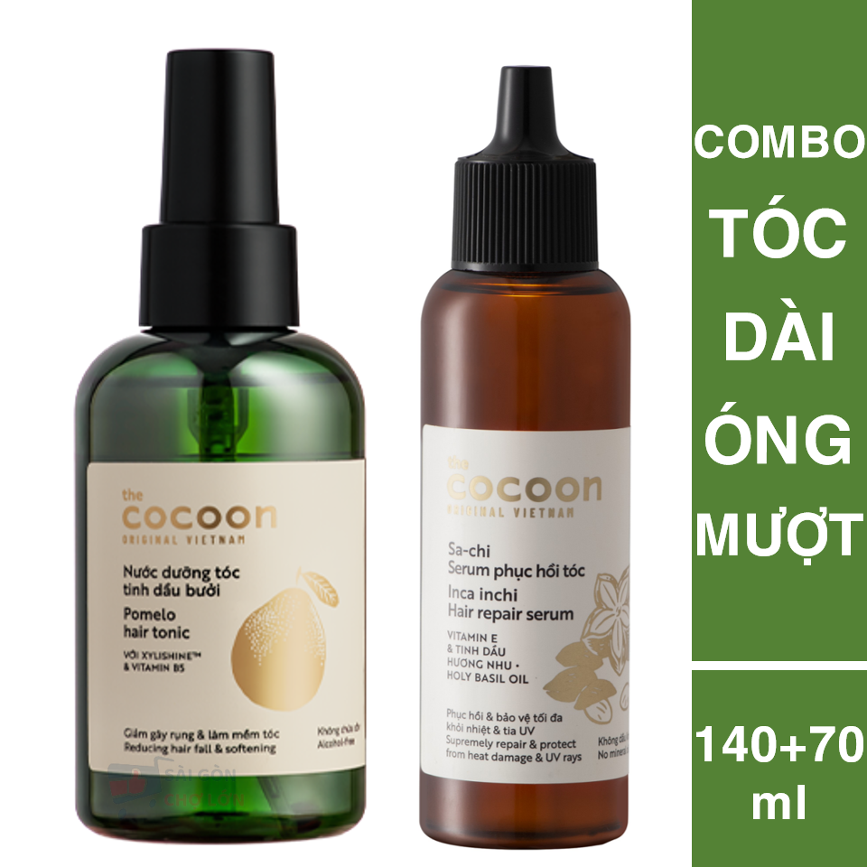 Combo Serum sachi phục hồi tóc 70ml + nước xịt bưởi Pomelo 140ml