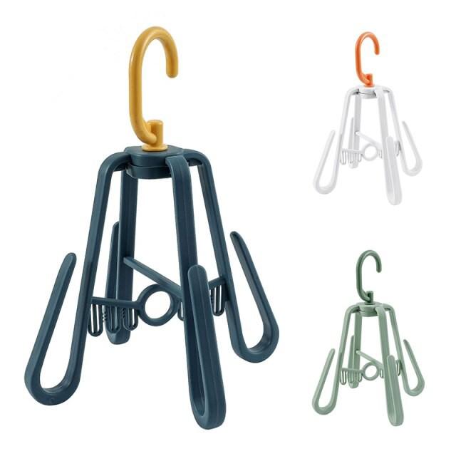 MÓC PHƠI GIÀY DÉP 4 NHÁNH XOAY 360 ĐỘ MẪU MỚI