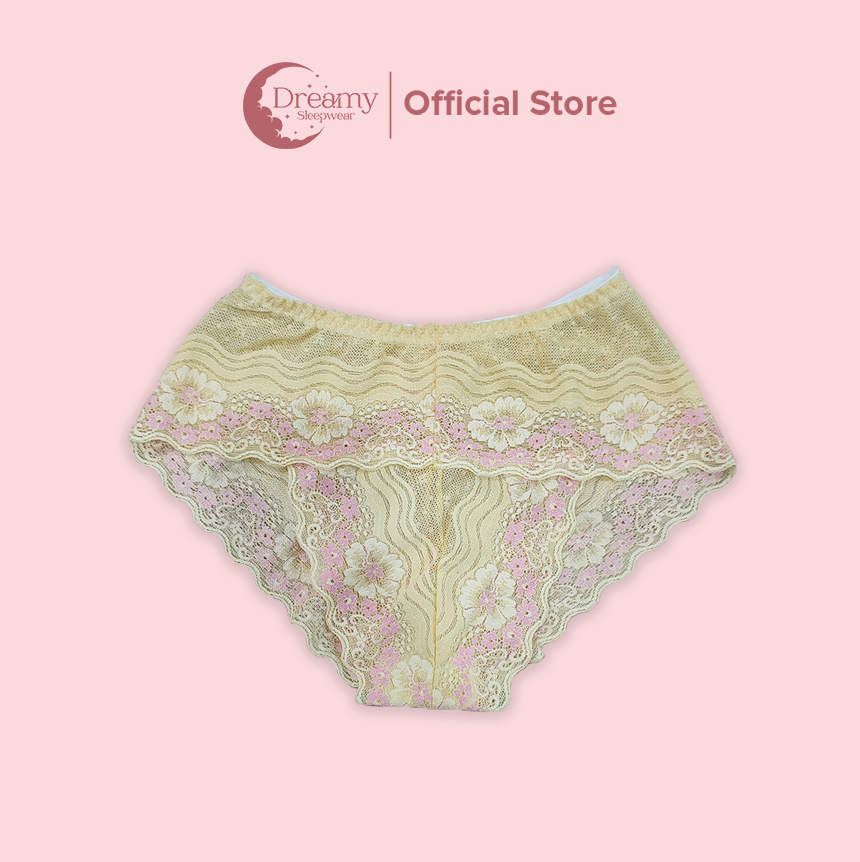 Quần Lót Ren Hoa Hồng Sexy Quyến Rũ Gợi Cảm Dreamy - QR01