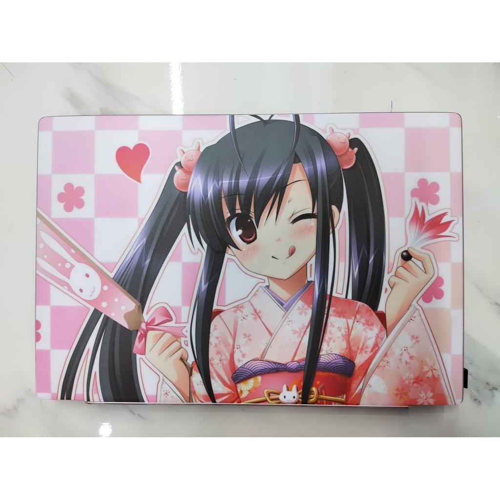 Skin dán Laptop cho Tất cả Dòng máy in theo yêu cầu -cô gái anime - girl017