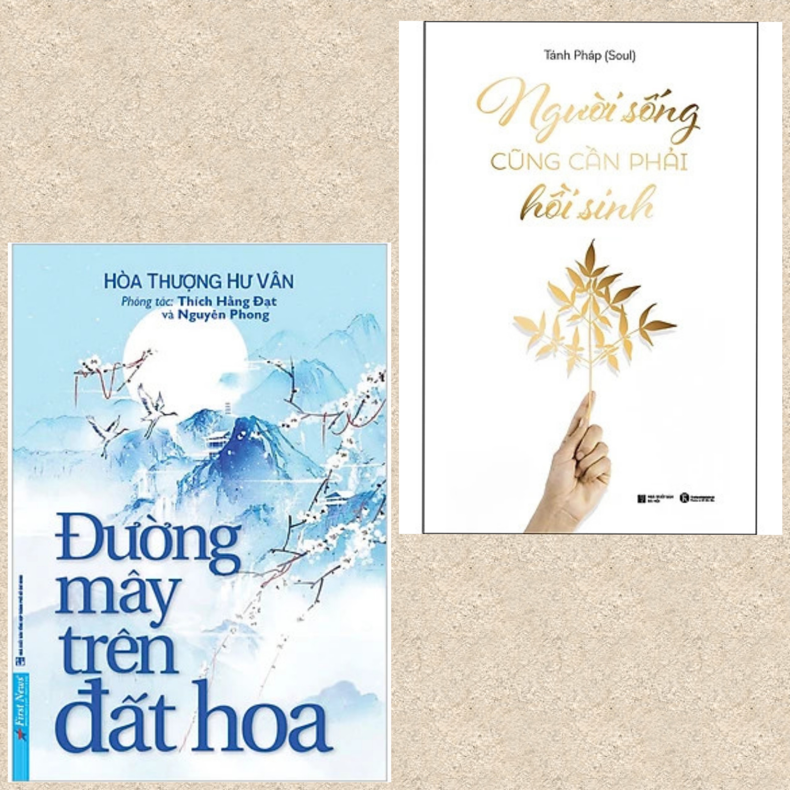 Combo 2 quyển: Đường Mây Trên Đất Hoa + Người Sống Cũng Phải Hồi Sinh