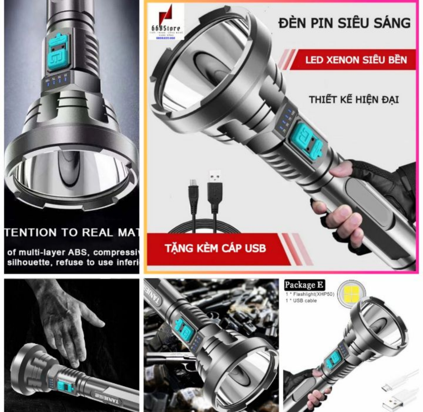 SIÊU RẺ VỚI 1 ĐÈN PIN 2IN1 SIÊU SÁNG SÁNG 2 CHẾ ĐỘ TIỆN DỤNG HÀNG CAO CẤP