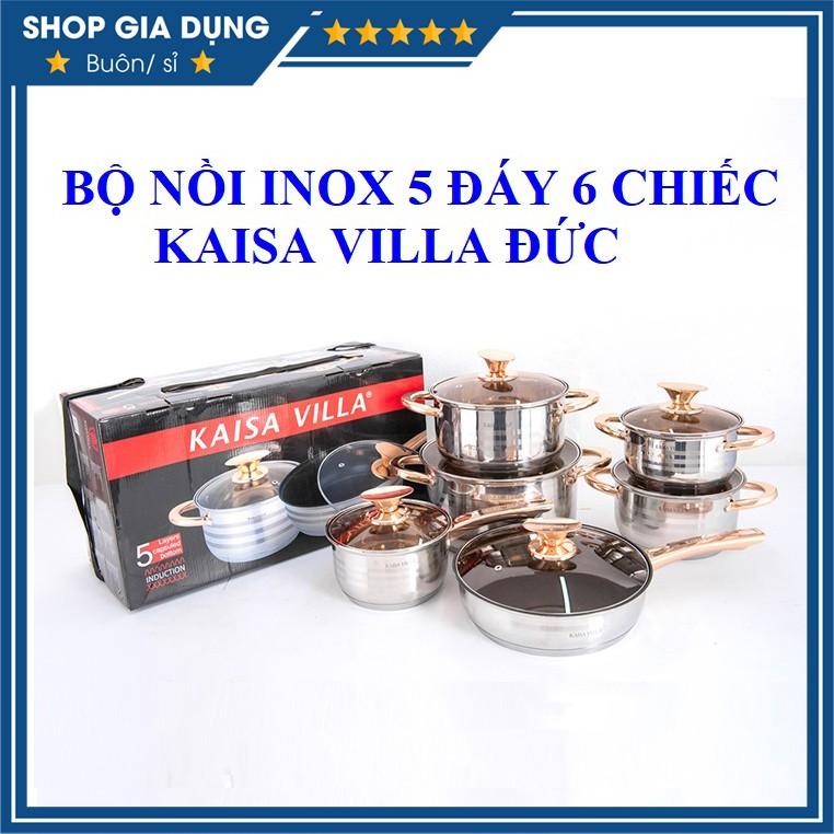 Bộ Nồi Đức 6 Món KAISA VILLA Chính Hãng Nhập Khẩu Đức
