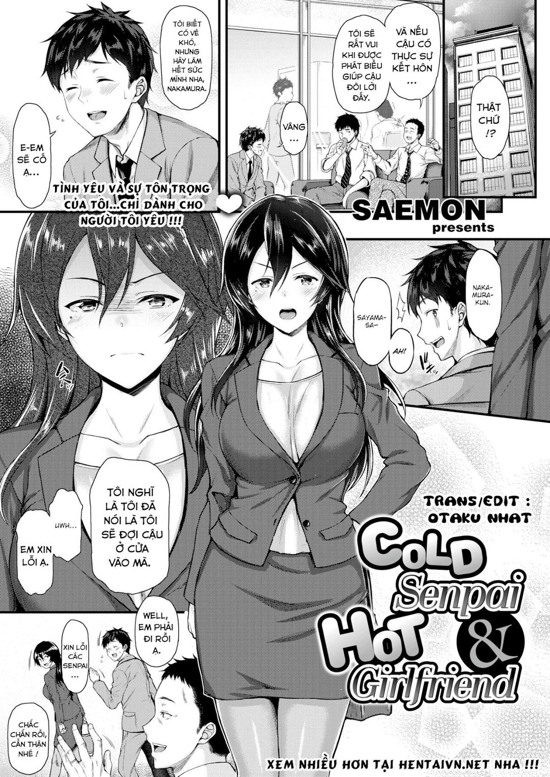cô người yêu nóng bỏng là một senpai lạnh lùng chapter 1 1