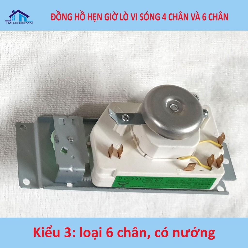 Đồng hồ hẹn giờ lò vi sóng cơ loại 4 chân và 6 chân