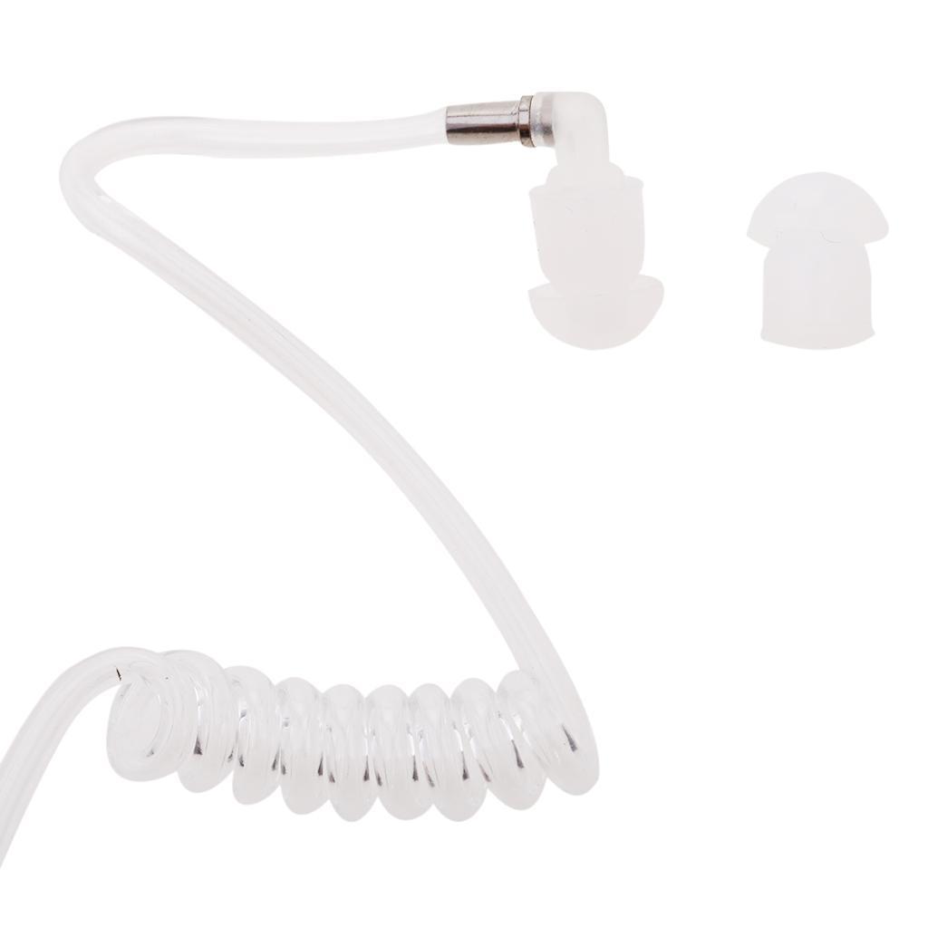 Acoustic Air Tube Headset/Earpiece Mic For Radio