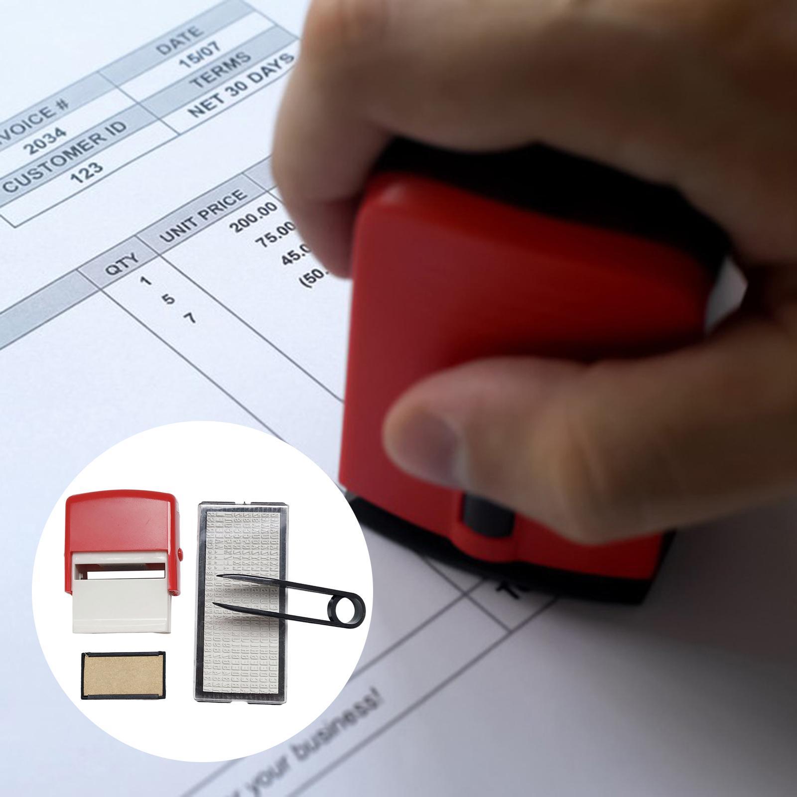 Compact Personalised  Stamp Set DIY Stamp Set for Hobby Teachers School