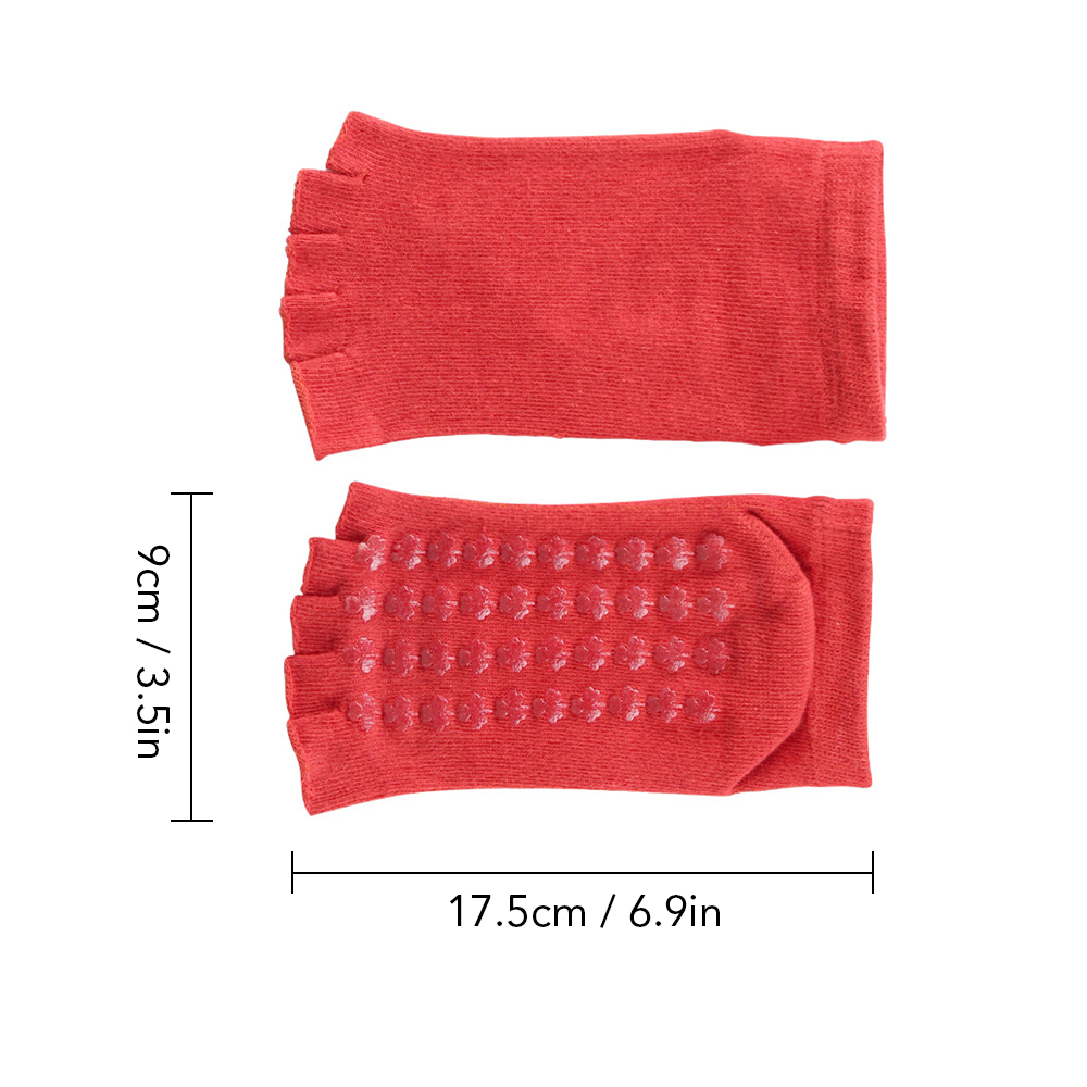 Vớ Yoga cotton hở ngón không trơn trượt, Vớ thể thao