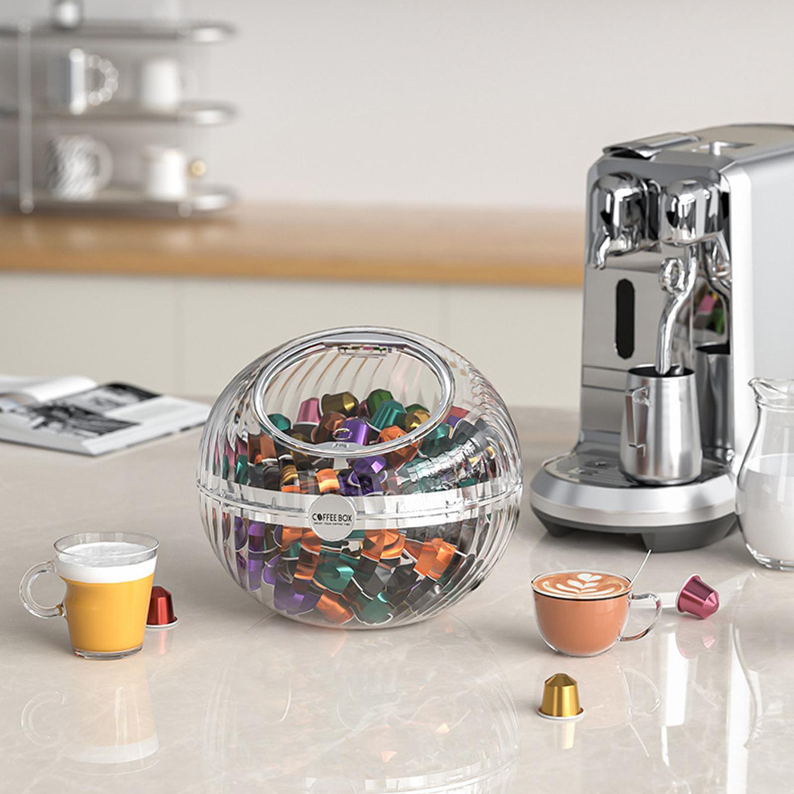 Coffee Pod Holder Storage Coffee Bar Accessories Tea Holder Rack Tabletop Storage Tea Bags Organizer for Spice Sweeteners Closets Pantry