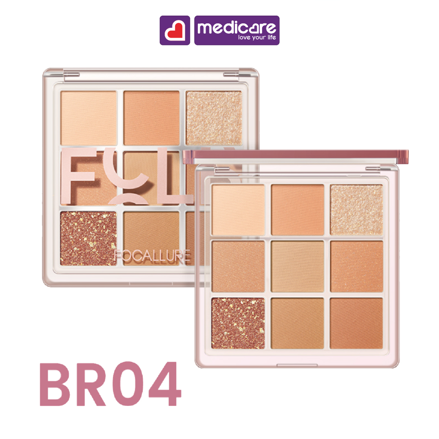 Phấn mắt FOCALLURE soft glam eyeshadow palette FA-E01 10g