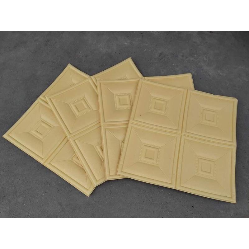 Xốp dán tường giả da cao cấp dầy 8 mm khổ 60 x 60 cm