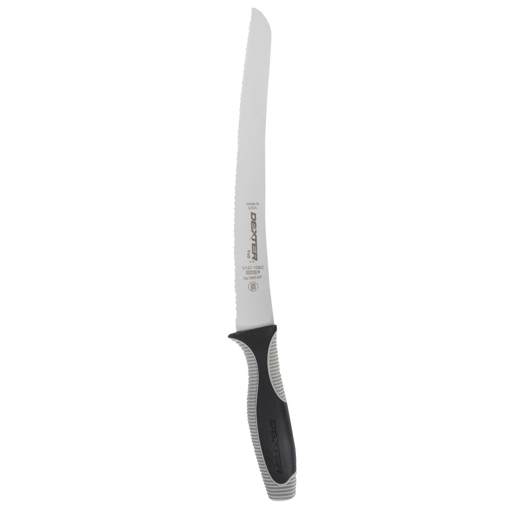 Dao Đa Năng Cắt Bánh Mì Thái Thịt Đông Lạnh, Rau Củ Quả Lưỡi 254 mm Thép Hợp Kim Cao Cấp, Chính Hãng Mỹ Dexter USA
