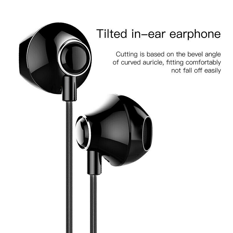 Tai nghe in Ear Baseus Encok H06TE Lateral (Wired Earphone with Mic Stereo Headset Earbuds Earpiece) - Hàng chính hãng