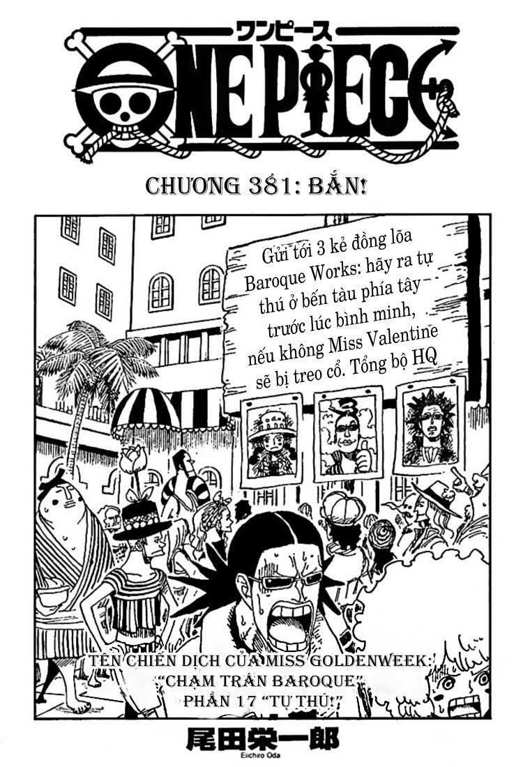 đảo hải tặc - one piece chapter 381 1