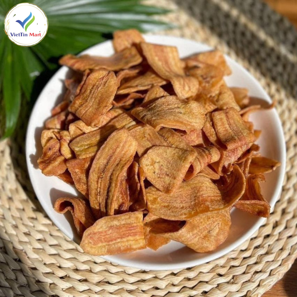 Chuối Nâu Sấy Giòn Không Đường VIETTIN MART