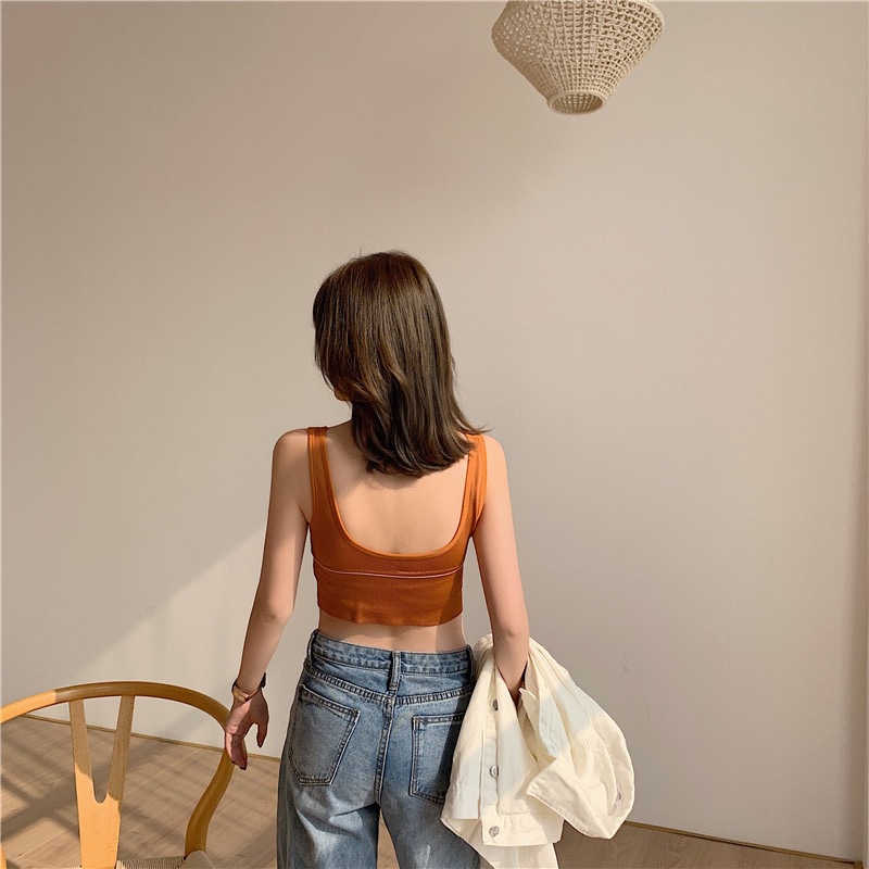 Áo Bra Thể Thao Nữ Có Sẵn Mút Nâng Ngực Chống Sốc