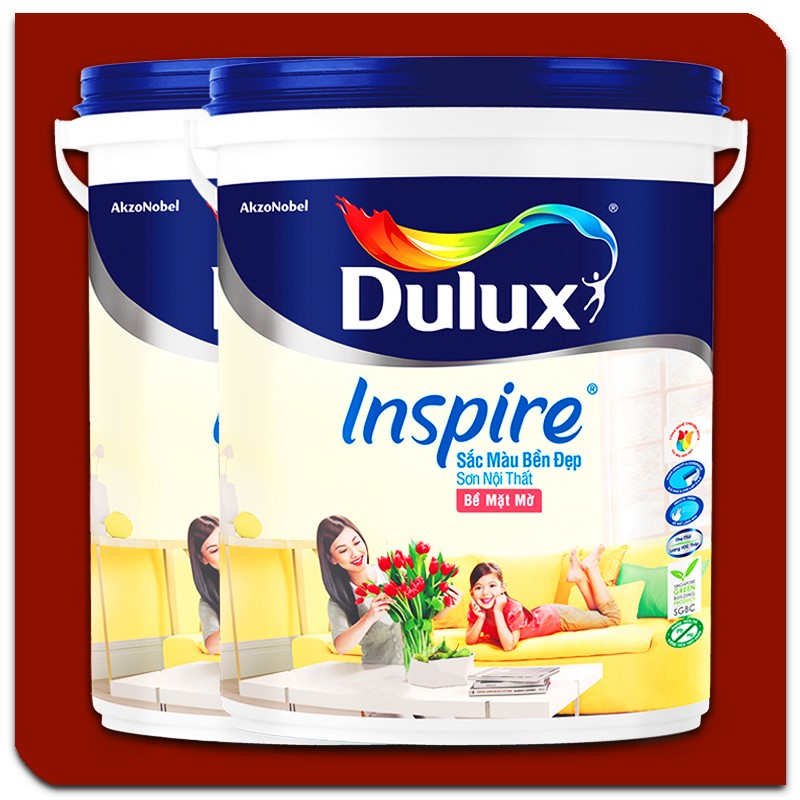 Sơn Nội Thất Dulux Inspire Sắc Màu Bền Đẹp 39ab Bóng Mờ Giúp Tô Điểm Và Gìn Giữ Vẻ Đẹp Cho Ngôi Nhà Bạn