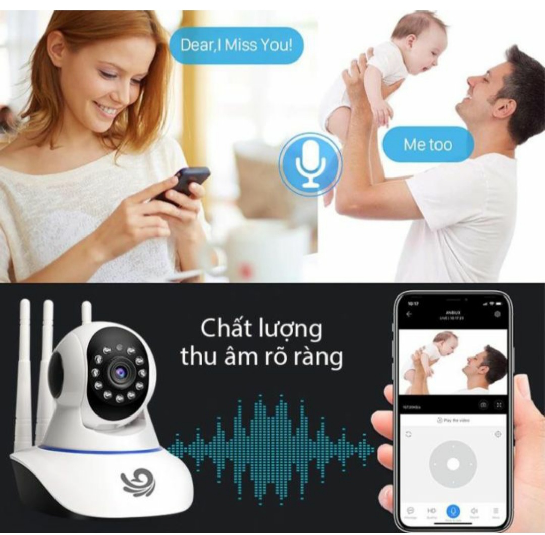 BỘ KAMERA QUAN SÁT WIFI TỪ XA THÔNG MINH HÀNG LOẠI TỐT