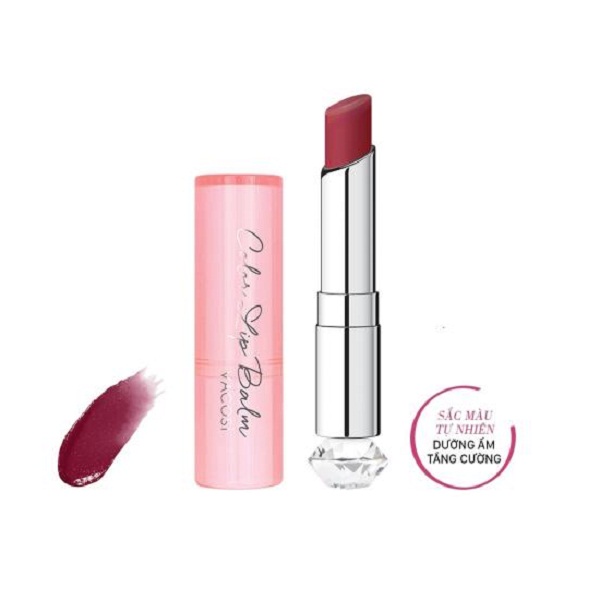 Son Dưỡng Vacosi Natural Color Lip Balm 3g #RD 07 Lady Cotta