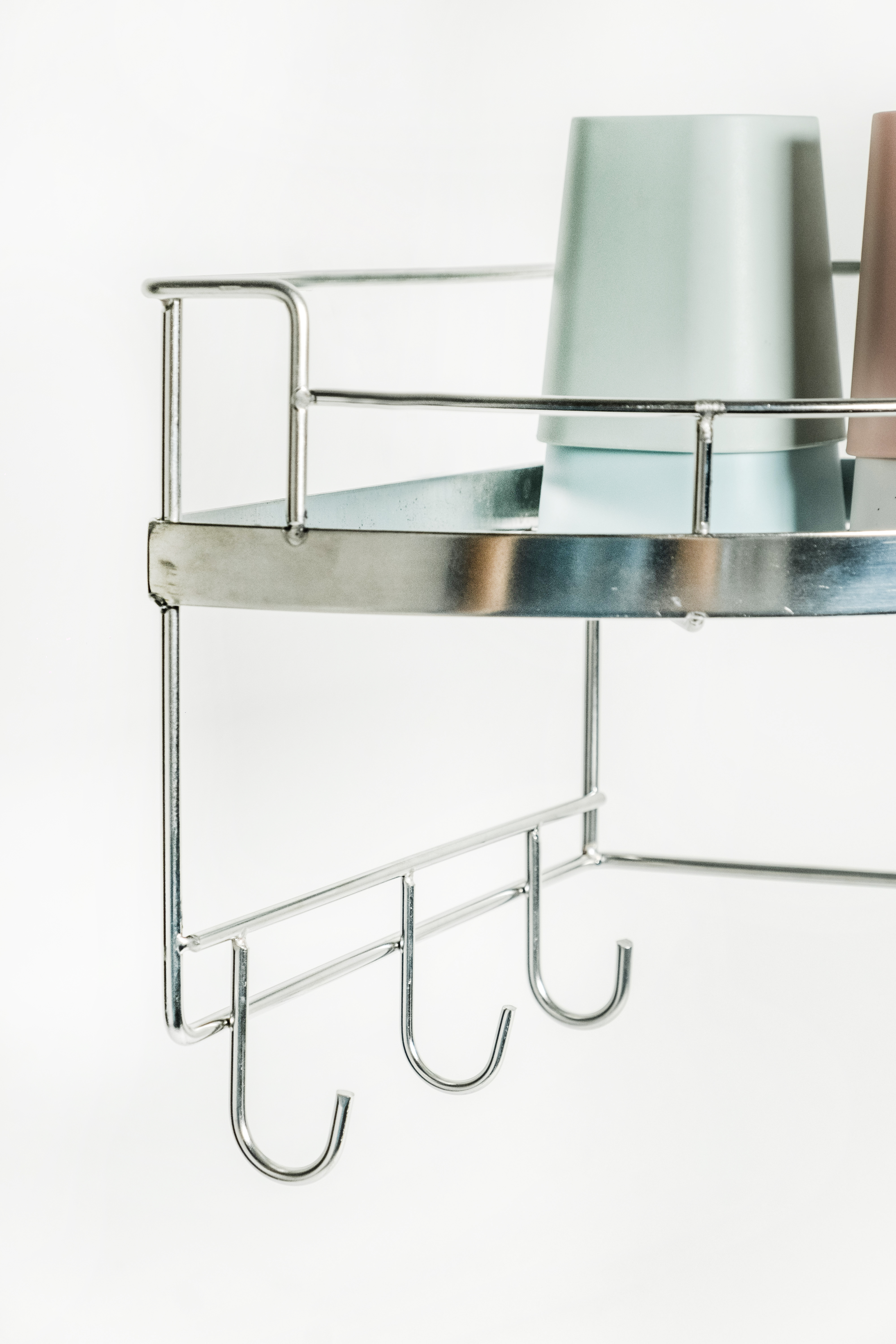 Kệ góc phòng tắm treo tường inox cao cấp sus304 không gỉ sét 1 tầng