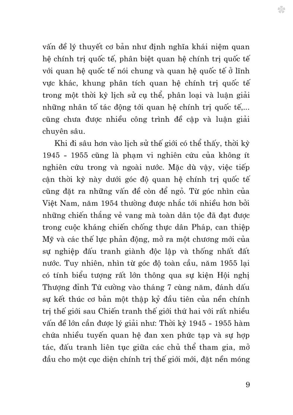 Hai cực hay đa cực quan hệ chính trị quốc tế năm 1945 - 1955 và tác động tới cách mạng Việt Nam - bản in 2024