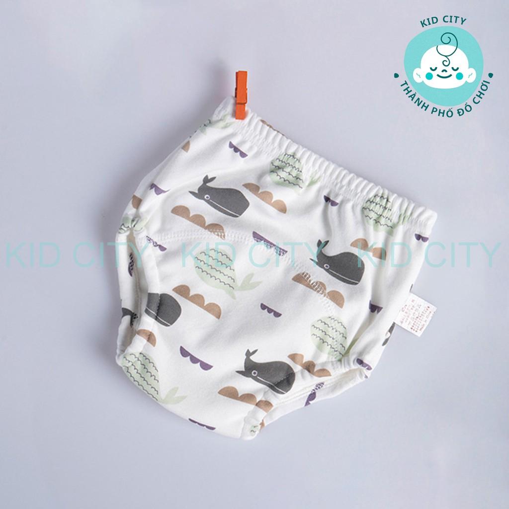 Quần bỏ bỉm 6 lớp Kid City, chất liệu mềm mại, thoáng mát, chống hăm cho bé từ 4-17kg