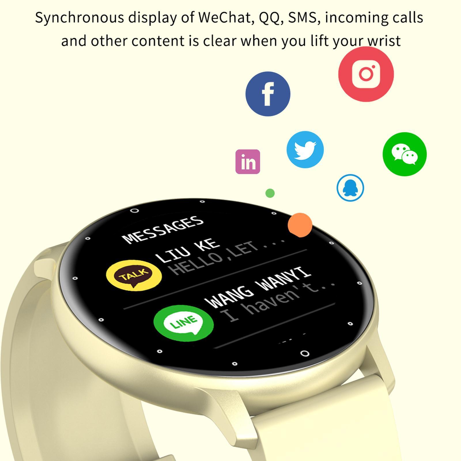 1.28 inch Zl02D Smart Watch Fitness  Stopwatch for Android iOS