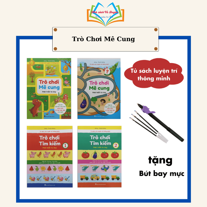 Sách rèn luyện trí thông minh - Trò chơi mê cung và tìm kiếm