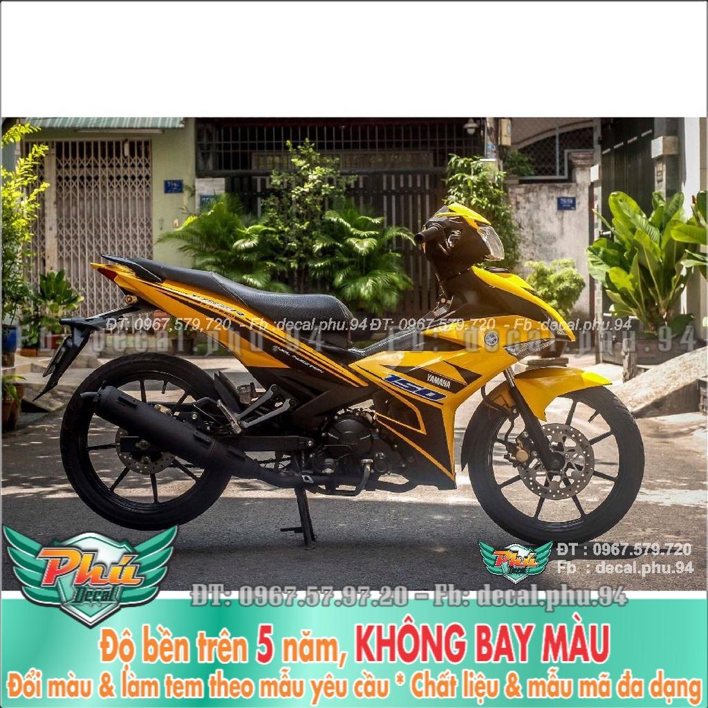 Tem Rời Exciter 150 vàng đen Mới,  -1