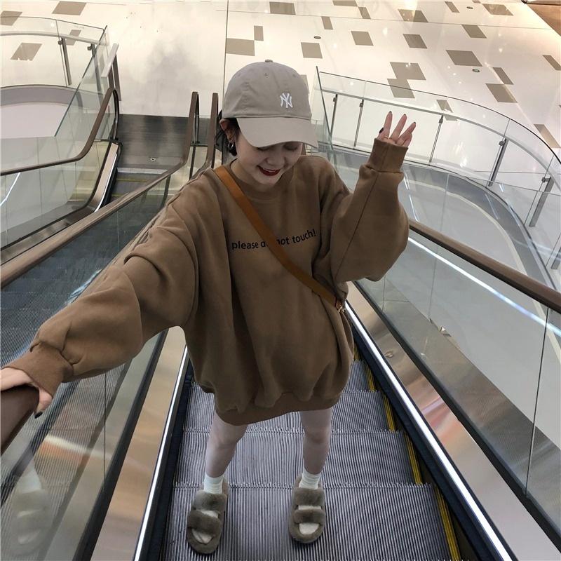 Áo Sweater Nữ Form Rộng Nỉ Bông Hàn Quốc In Hình Bé Cắt Tóc Siêu Xinh Siêu Rõ Unisex SENAVA