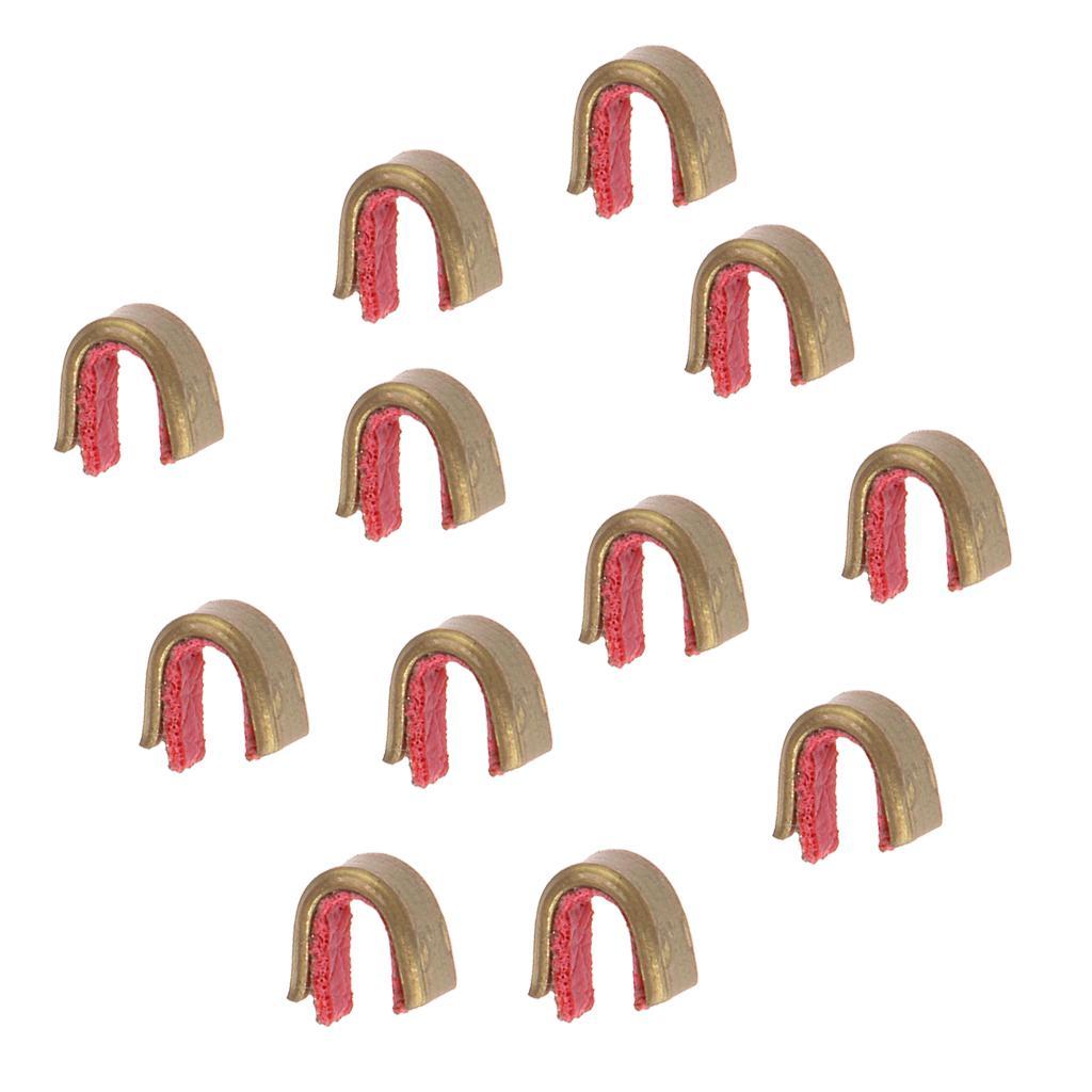 12 Pieces Bowstring Nocks Set Buckle Clips for Archery Nocking Points