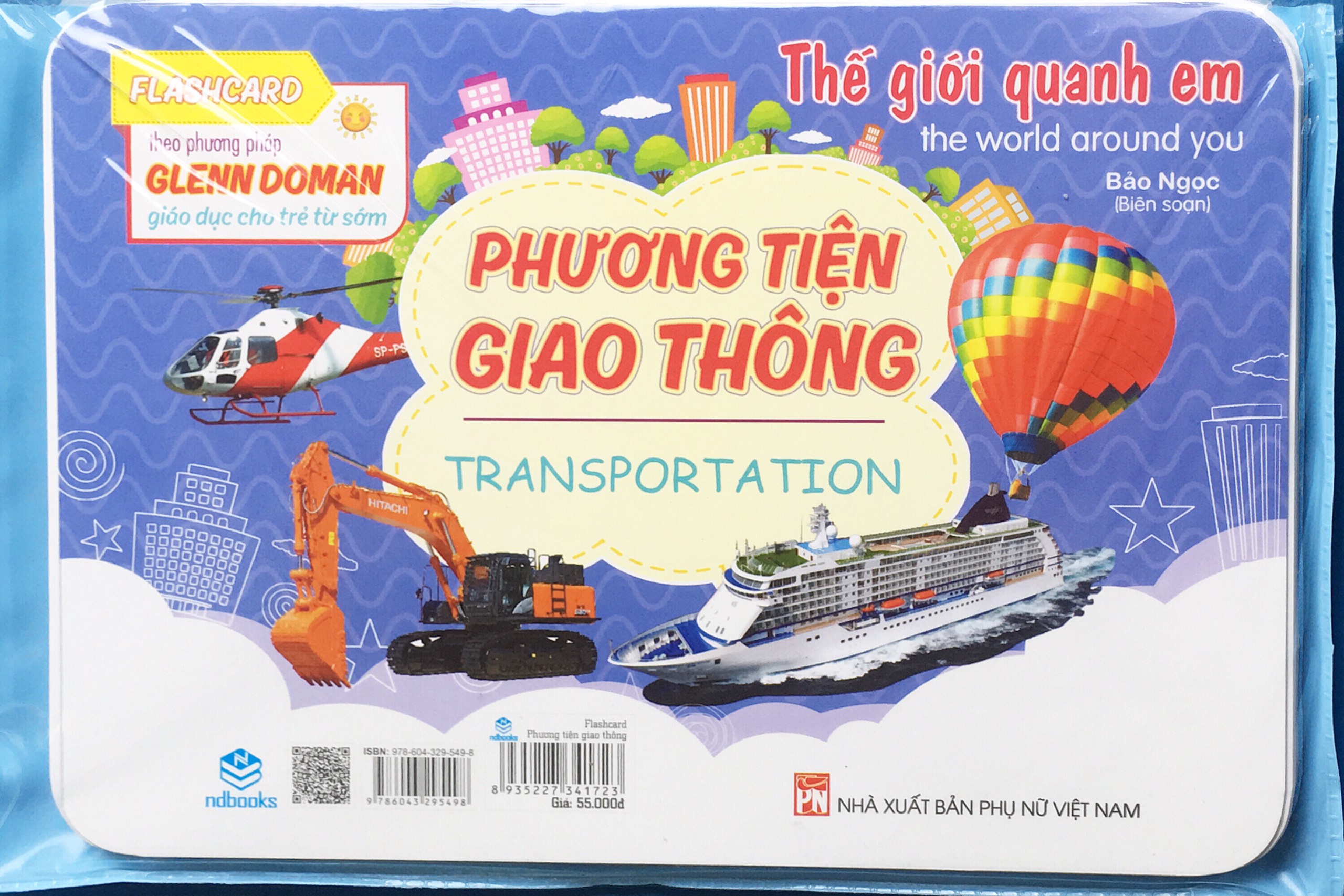 Sách - Flashcard - Thế Giới Quanh Em : Phương Tiện Giao Thông  (Theo Phương Pháp Glenn Doman) - Ndbooks