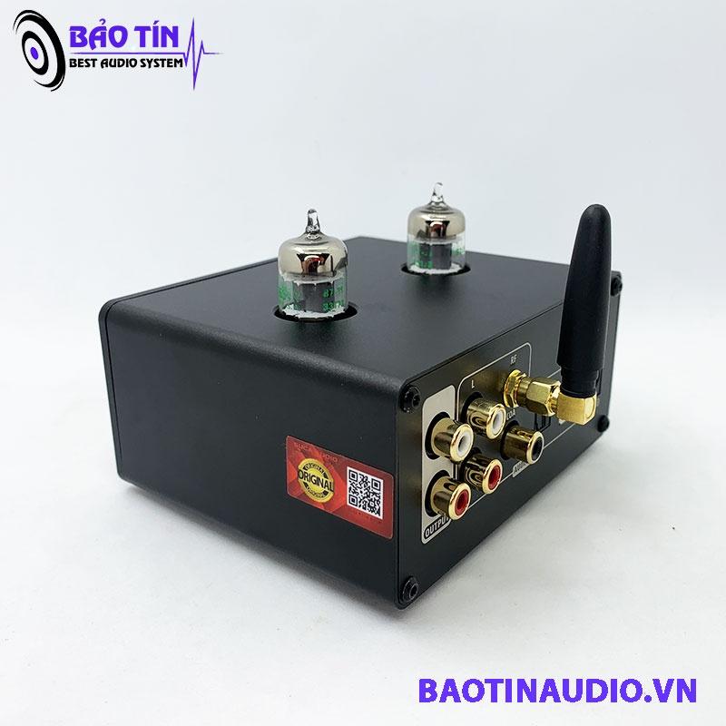 DAC T1 hàng chính hãng - giải mã tích hợp pre đèn tăng giảm bass trép có điều khiển và sử dụng trực tiếp bóng Mỹ 5654W