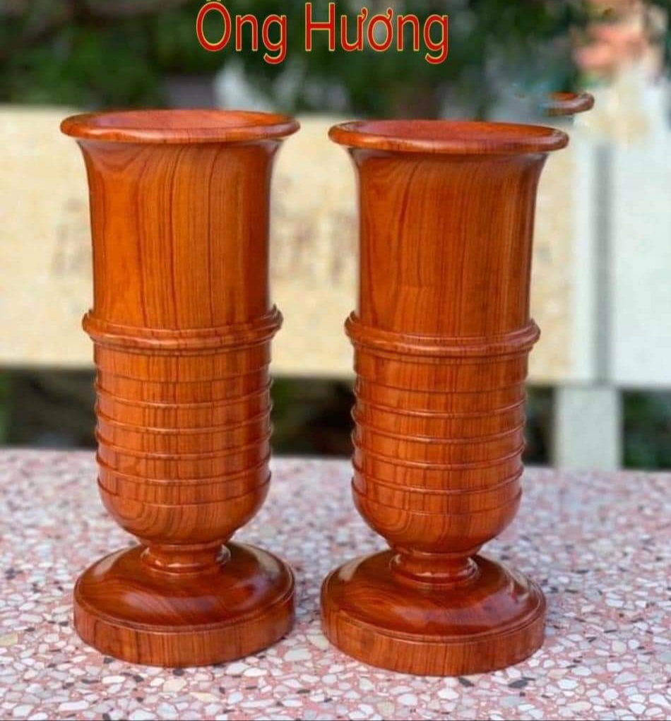 Set 2 ống nhang gỗ hương