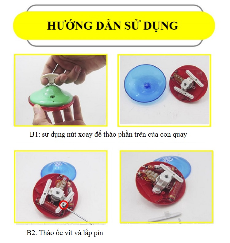 CON QUAY VÔ CỰC, SPINNER có đèn và nhạc - trò chơi vận động cho trẻ (Hàng Cao Cấp)