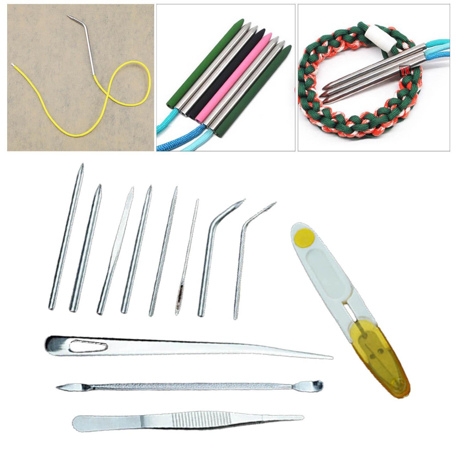 Stainless Steel Paracord FID Set Paracord Lacing Stitching Needles