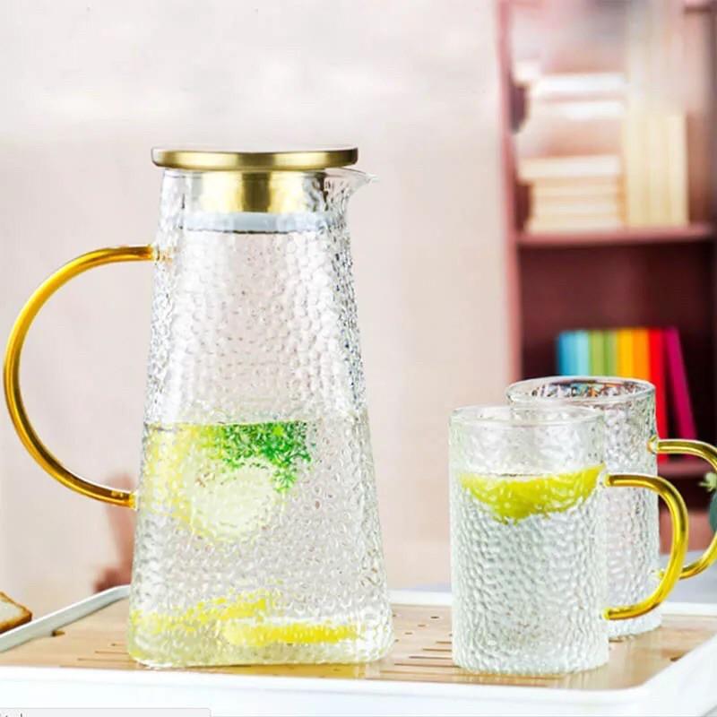 Bình nước nước sần đáy vuông chịu nhiệt cao cấp