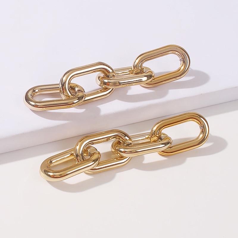 Hoa tai hình dây xích - Khuyên tai phong cách âu mỹ