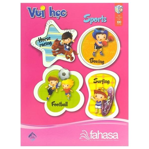 Combo 5 Tập Học Sinh 4 Ô Ly 100 Trang ĐL 70g/m2 - FAHASA (Mẫu Màu Giao Ngẫu Nhiên)