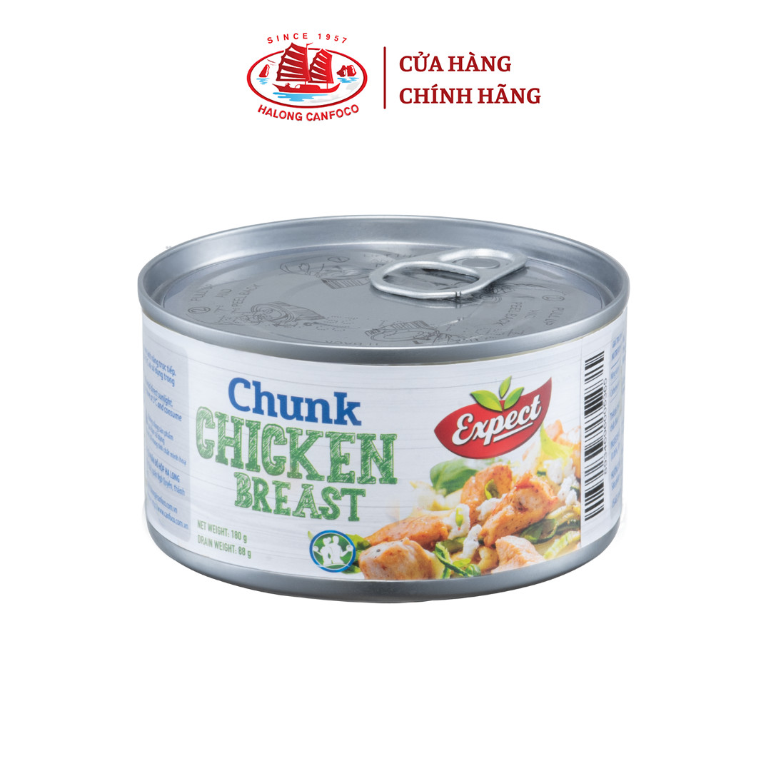 Ức gà cắt khúc - 180g - Đồ Hộp Hạ Long