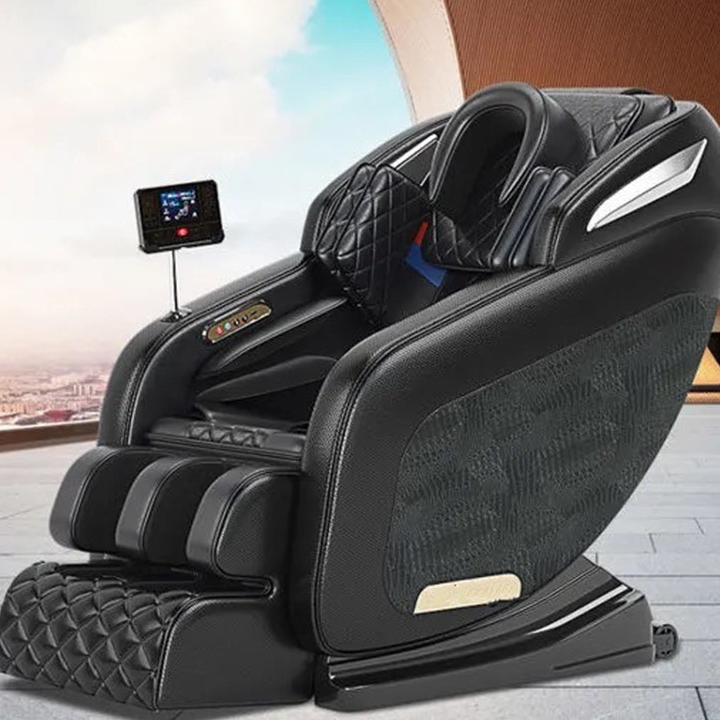 Ghế Massage Toàn Thân Trục Cố Định Cao Cấp, Màn LCD Kích Thước Lớn , Chế Độ Không Trọng Lực Thư Giãn Toàn Thân