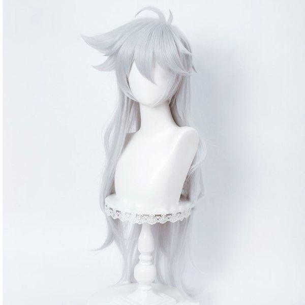 Wig/Tóc giả cosplay Razor - Genshin Impact màu xám bạc