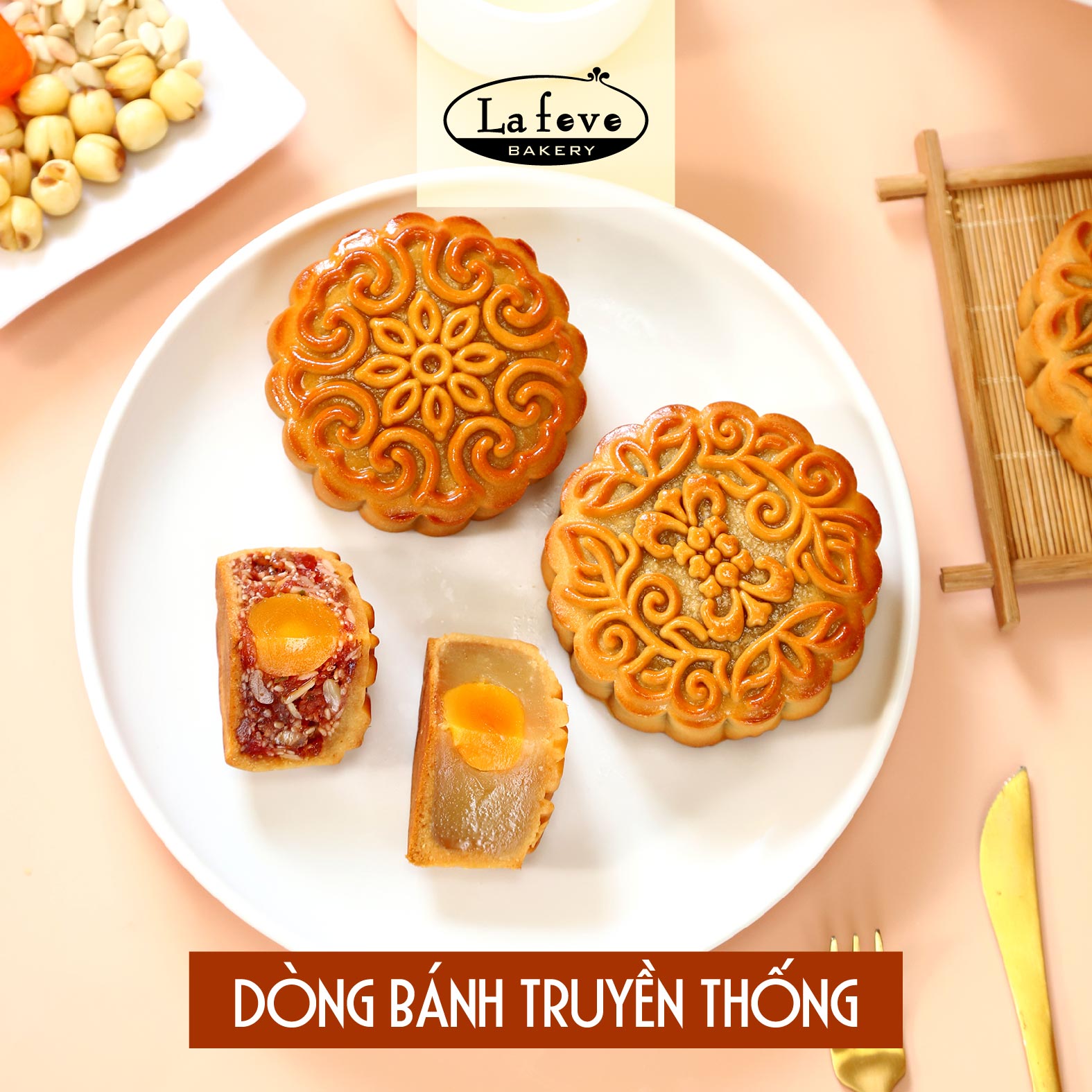Bánh Trung Thu Lafeve - Lễ Hộp OL04
