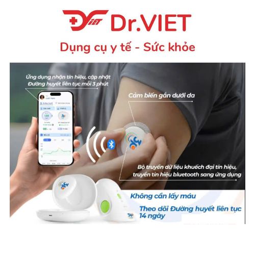 Máy Đo Đường Huyết Liên Tục 3P FPT MediCare | Y khoa DrViet